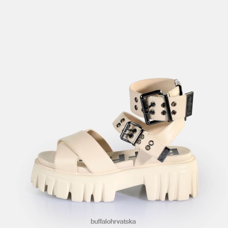 krema Buffalo veganske sandale s platformom s lavljim ogrlicama |sandale TDD6T182